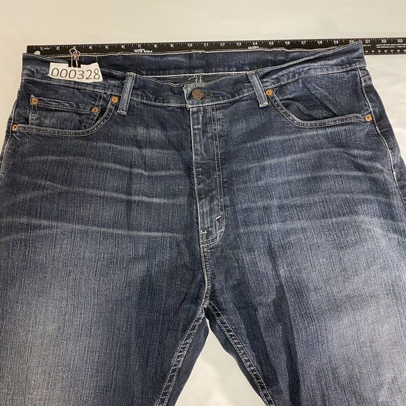 Levi's Jeans Men's 40x30 Blue 505 Regular Fit Straight Leg American Grunge Denim - Picture 12 of 16